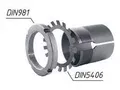 DIN981 KM18 (M90*2) ГАЙКА ШЛИЦЕВАЯ СТАЛЬ *