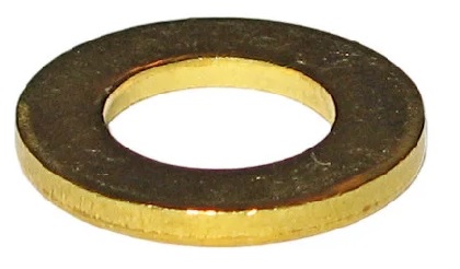 DIN125 M6 ШАЙБА ЛАТУНЬ (1000шт)