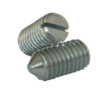 DIN553 M12*16 ВИНТ УСТАНОВОЧНЫЙ 14Н ЦИНК