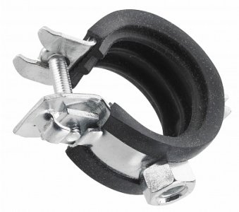 Хомут трубный одновинтовой 32-35 (М8)
