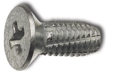 DIN7516 D M6*20 ВИНТ САМОНАРЕЗАЮЩИЙ С ПОТАЙНОЙ ГОЛОВОЙ ЦИНК